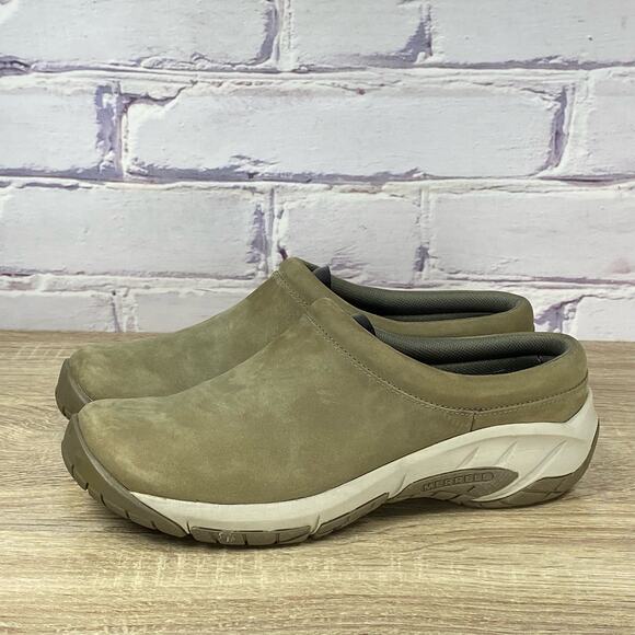 Merrell Shoes - Merrell Encore Nova 4 Slip On Shoes Women's 7 Tan Brown Mules Clogs